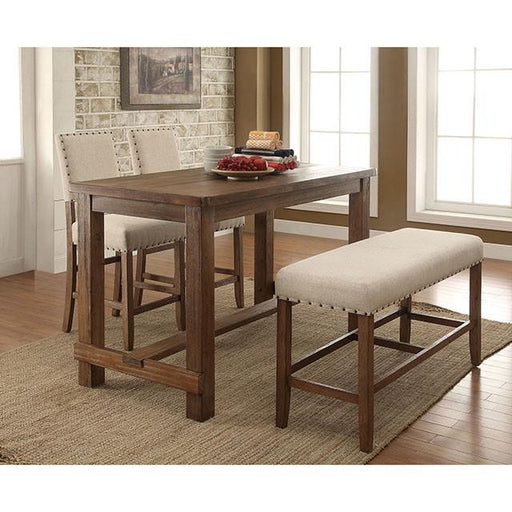 SANIA Rustic Oak Counter Ht. Chair (2/CTN) - US Furniture & Mattress (Waterbury,CT)*