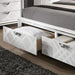Emmeline 4 & 5 Piece Queen Bedroom Set Gray & White - US Furniture & Mattress (Waterbury,CT)*