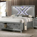 Emmeline 4 & 5 Piece Queen Bedroom Set Gray & White - US Furniture & Mattress (Waterbury,CT)*