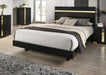 Lillestrom E.King, Queen, Full, & Full Bed Black & White - US Furniture & Mattress (Waterbury,CT)*
