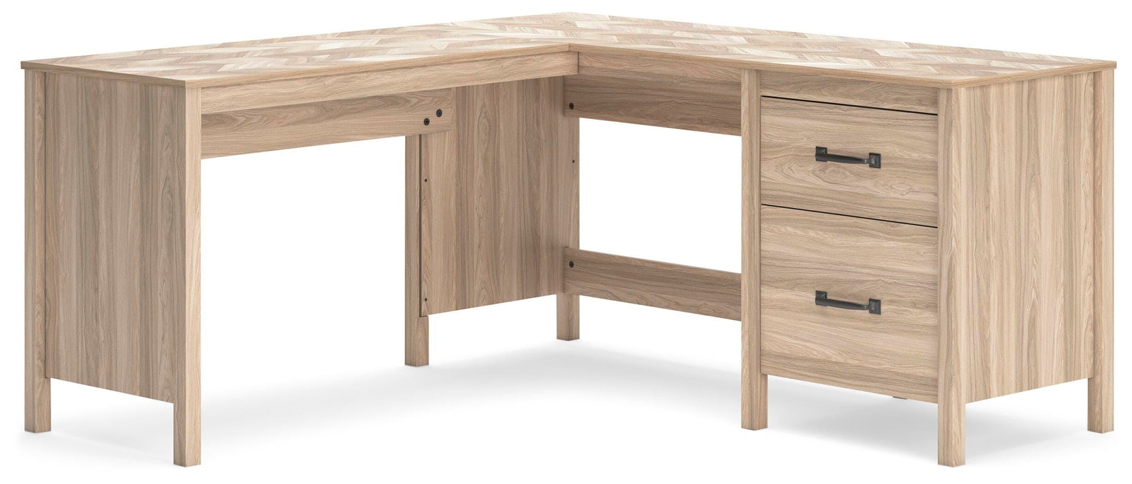 Battelle 60" Home Office Desk with Return - US Furniture & Mattress (Waterbury,CT)*