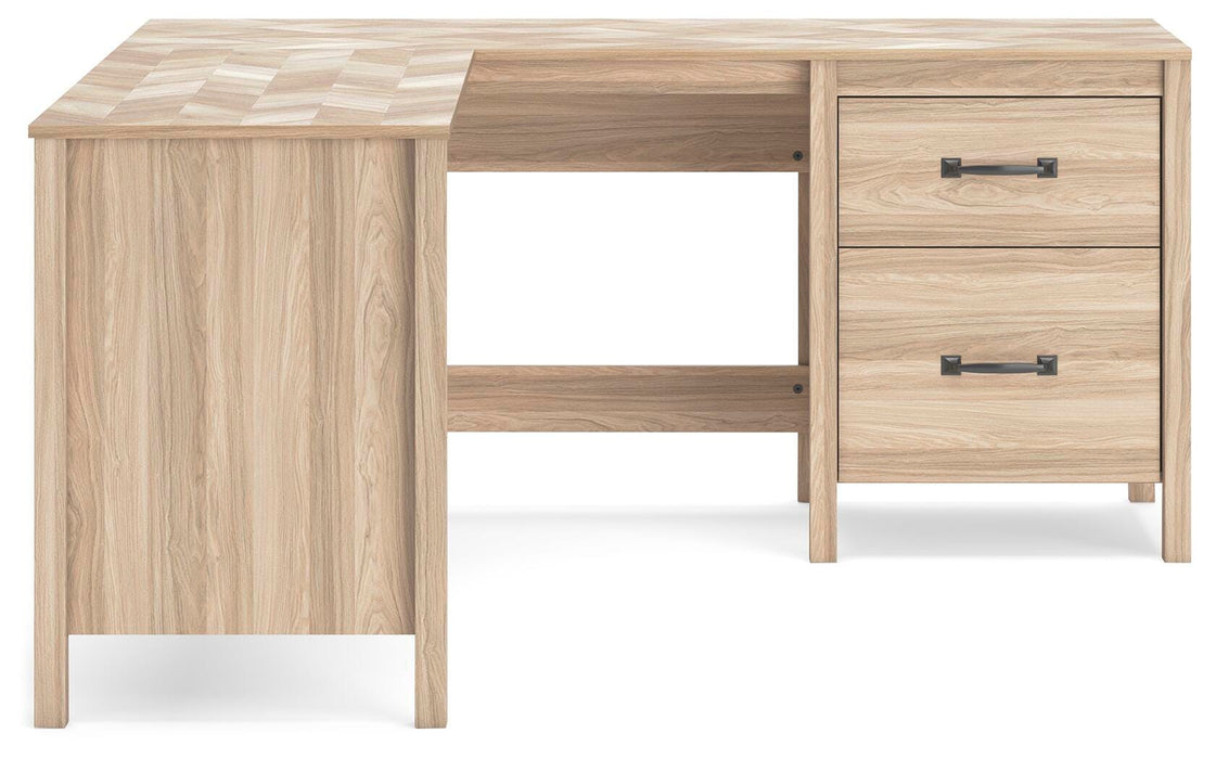 Battelle 60" Home Office Desk with Return - US Furniture & Mattress (Waterbury,CT)*