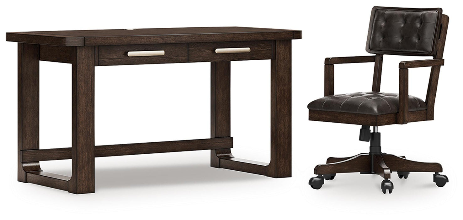 Breckington Home Office Set - US Furniture & Mattress (Waterbury,CT)*