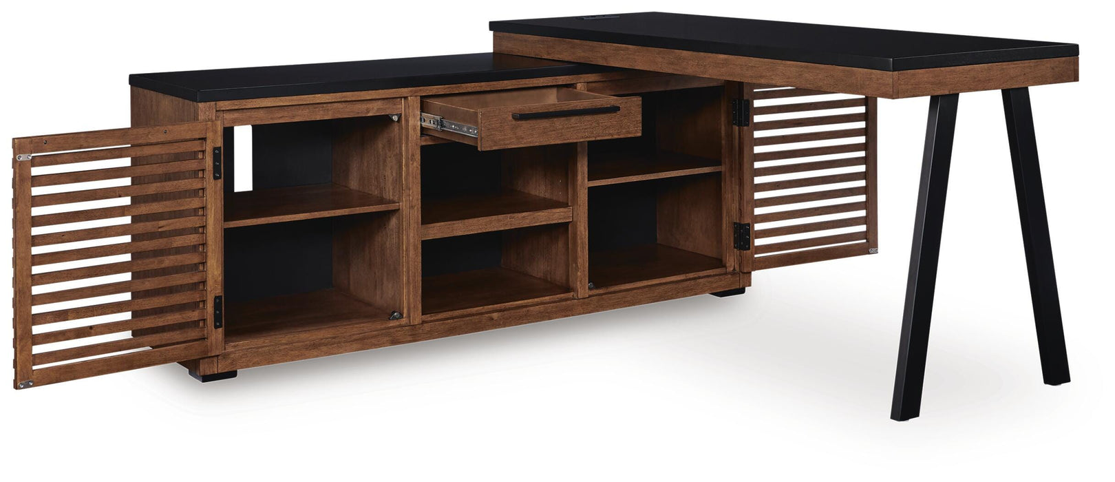 Kallari Credenza with Desk Return - US Furniture & Mattress (Waterbury,CT)*