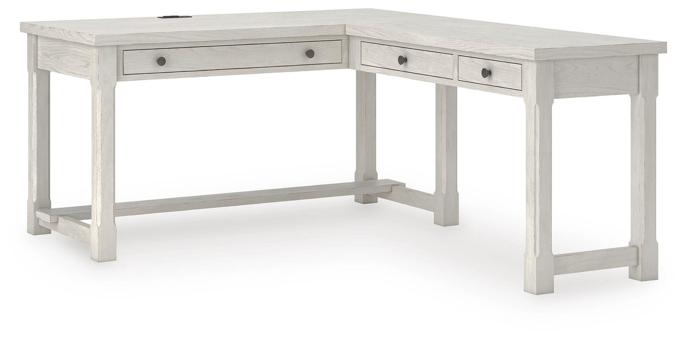 Robbinsdale L-Shaped Home Office Desk - US Furniture & Mattress (Waterbury,CT)*