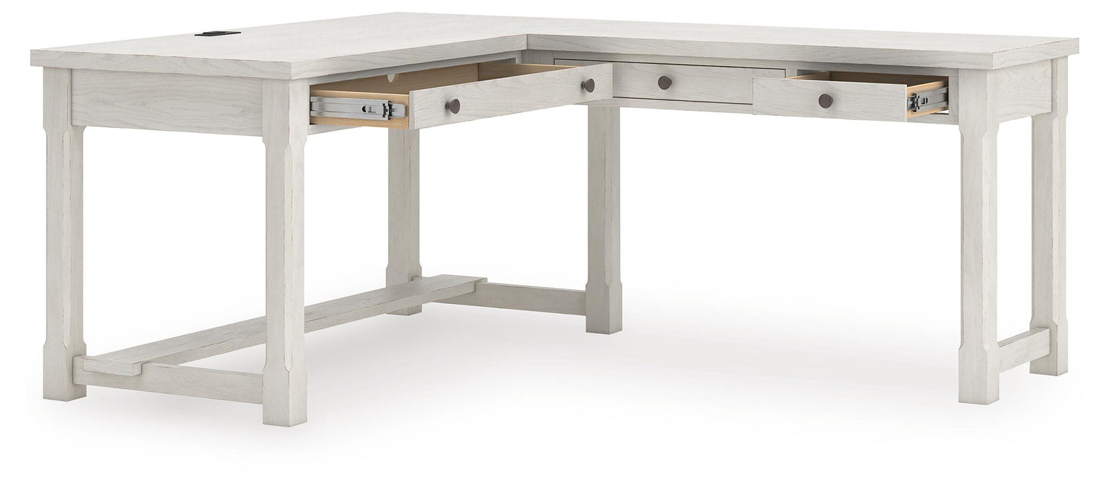 Robbinsdale L-Shaped Home Office Desk - US Furniture & Mattress (Waterbury,CT)*