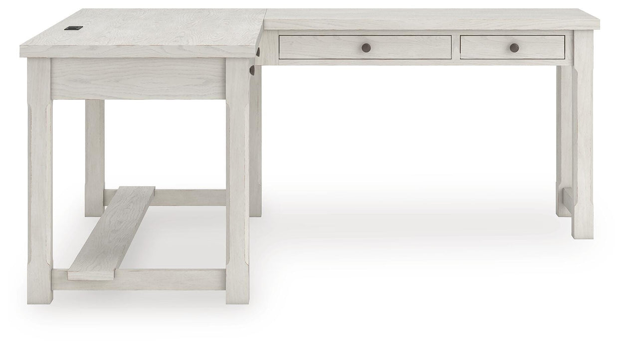 Robbinsdale L-Shaped Home Office Desk - US Furniture & Mattress (Waterbury,CT)*