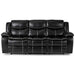Bastrop Double Reclining Sofa in Black 8230BLK-3 - US Furniture & Mattress (Waterbury,CT)*