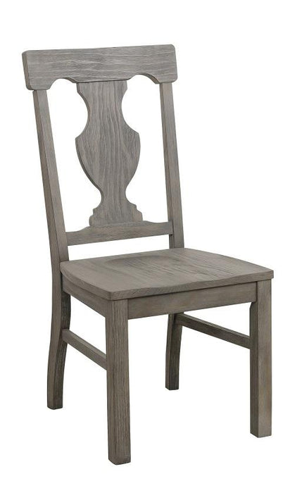 Homelegance Toulon Side Chair in Dark Pewter (Set of 2)