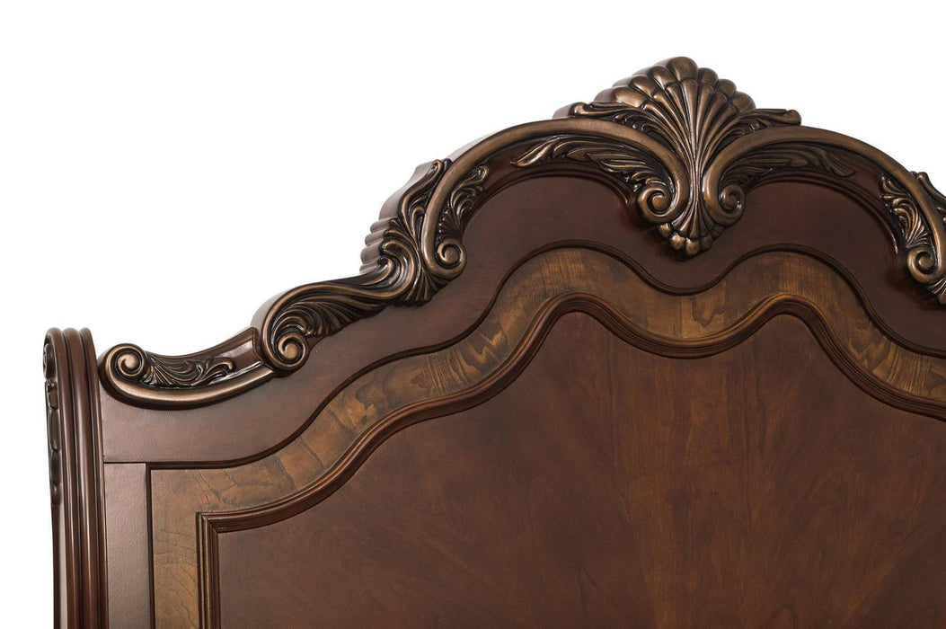 Deryn Park Queen Sleigh Bed in Cherry 2243SL-1 - US Furniture & Mattress (Waterbury,CT)*