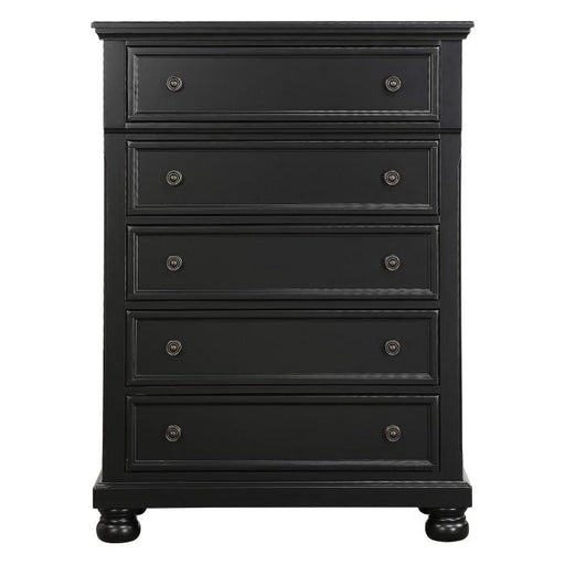 Homelegance Laurelin 5 Drawer Chest in Black 1714BK-9 image