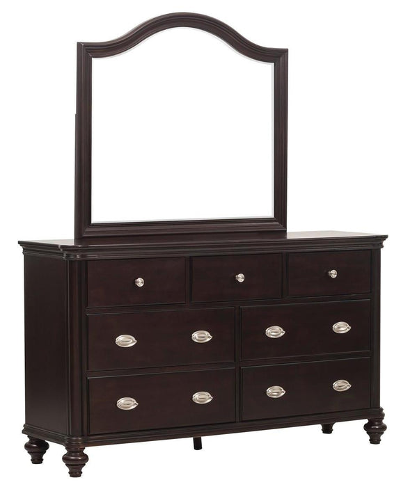 Homelegance Marston Mirror in Dark Cherry 2615DC-6