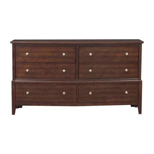 Homelegance Cotterill 6 Drawer Dresser in Cherry 1730-5 image