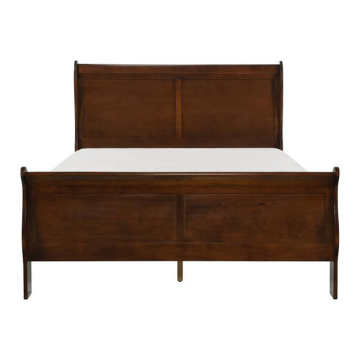 Homelegance Mayville Queen Sleigh Bed in Brown Cherry image