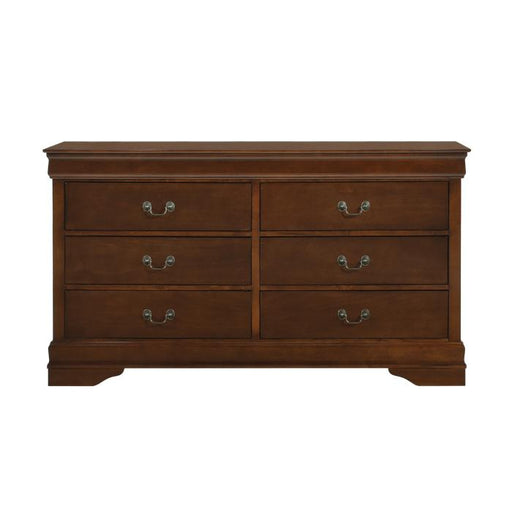 Homelegance Mayville 6 Drawer Dresser in Brown Cherry 2147-5 image