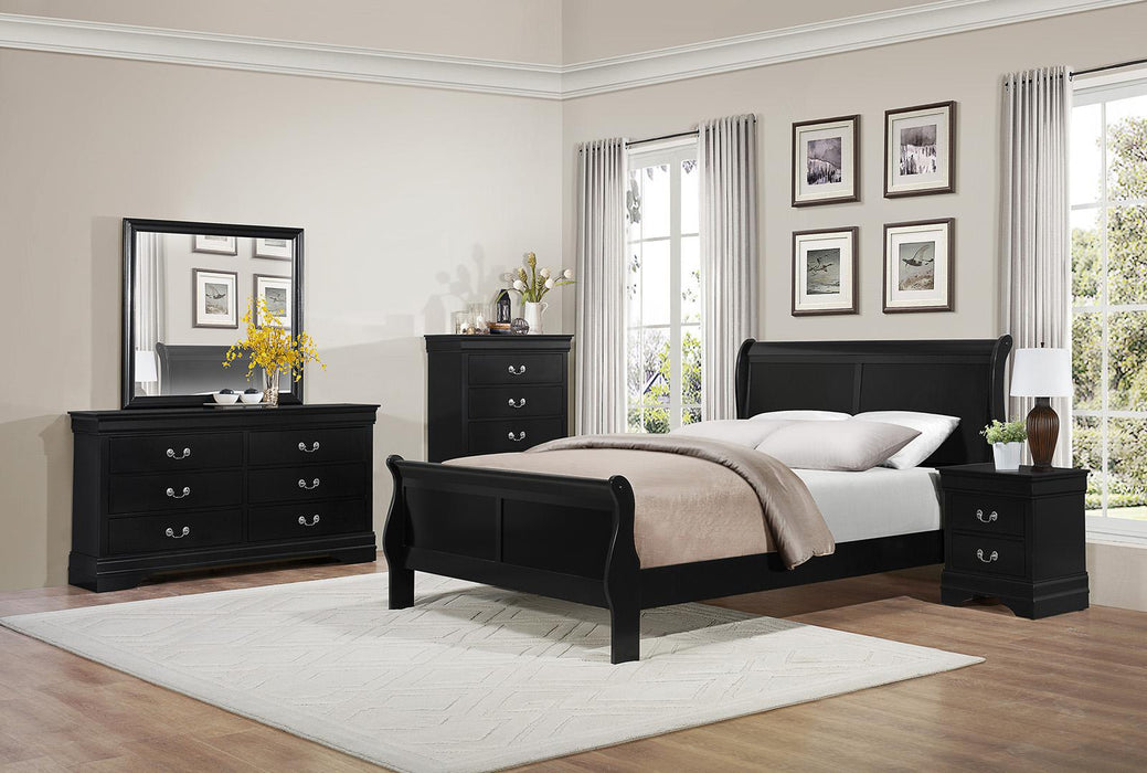 Mayville 6 Drawer Dresser in Black 2147BK-5