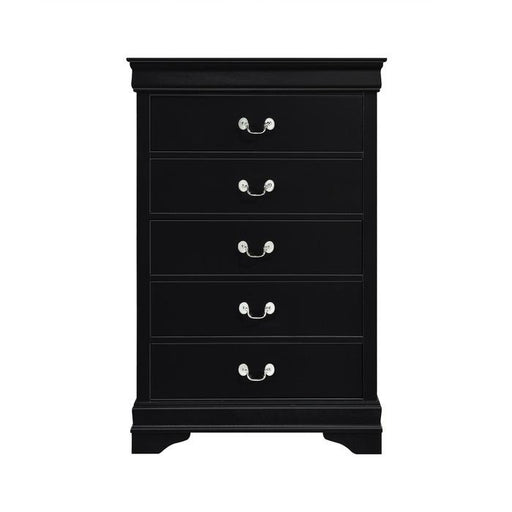 Homelegance Mayville 5 Drawer Chest in Black 2147BK-9 image