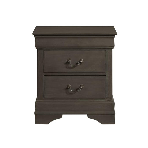 Homelegance Mayville 2 Drawer Nightstand in Gray 2147SG-4 image