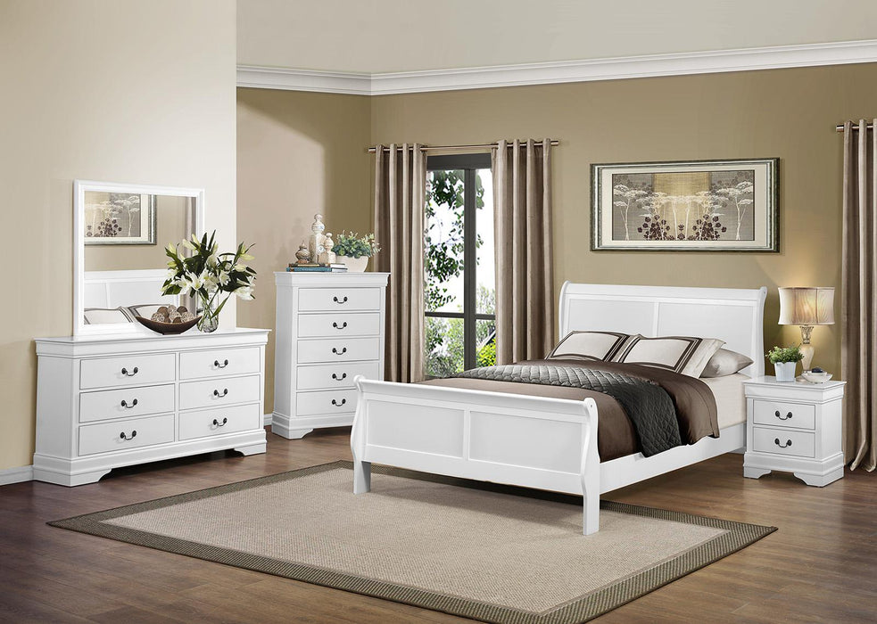 Homelegance Mayville 6 Drawer Dresser in White 2147W-5