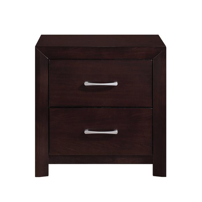 Edina 2 Drawer Nightstand in Espresso-Hinted Cherry 2145-4 image