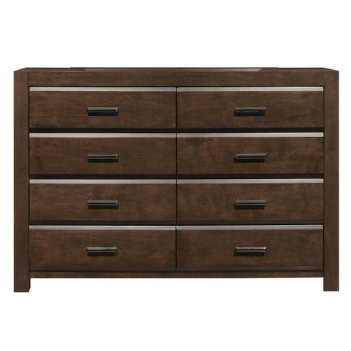 Homelegance Furniture Erwan 8 Drawer Dresser in Dark Walnut 1961-5 image