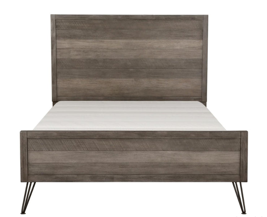 Urbanite Full Panel Bed in Tri-tone Gray 1604F-1*