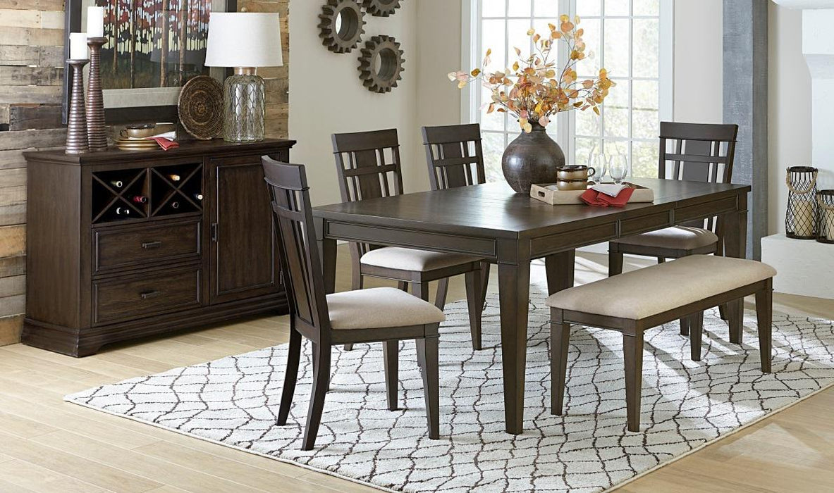 Makah Dining Table in Dark Brown 5496-78