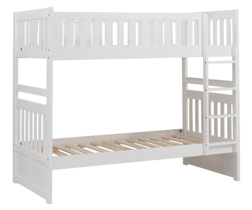 Homelegance Galen Twin/Twin Bunk Bed in White B2053W-1*