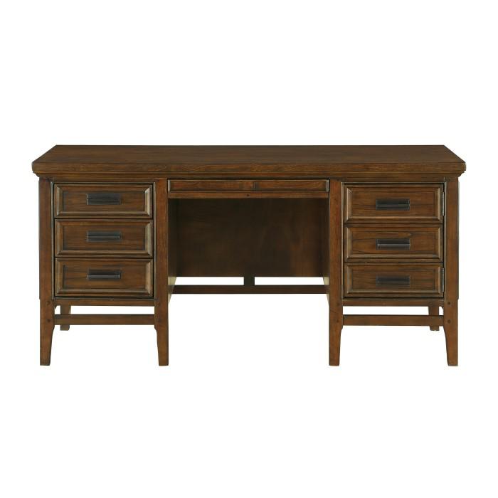 Frazier Executive Desk in Brown Cherry 1649-17 image