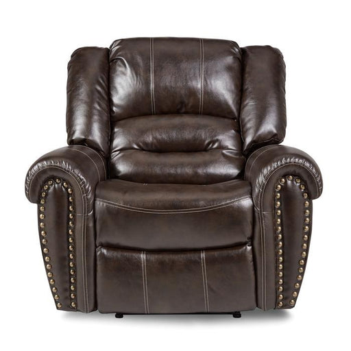 Center Hill Glider Reclining Chair in Dark Brown 9668BRW-1 image