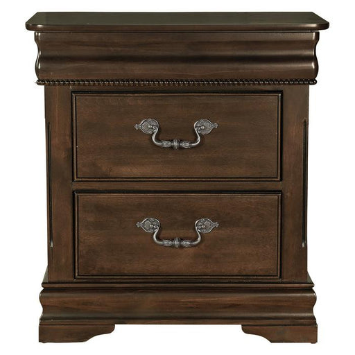 Homelegance Mont Belvieu Nightstand in Dark Cherry 1869-4 image