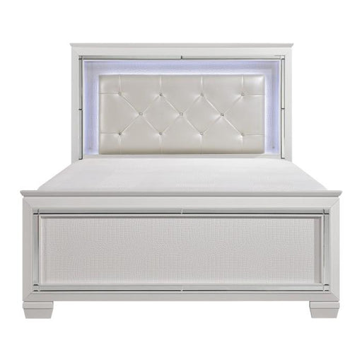 Homelegance Allura Queen Panel Bed in White 1916W-1* image