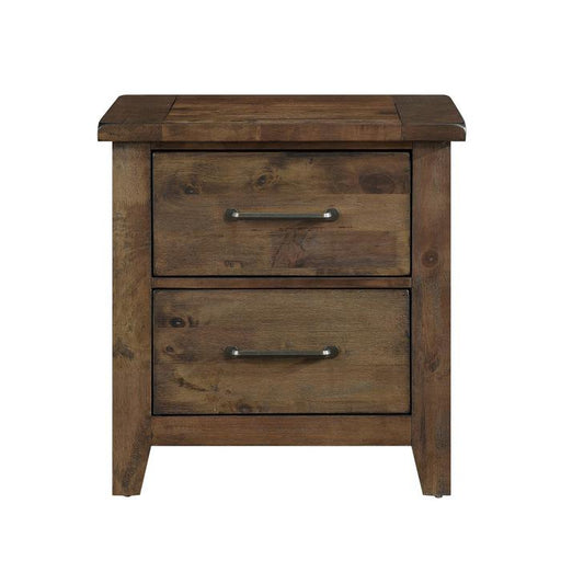 Homelegance Jerrick Nightstand in Burnished Brown 1957-4 image