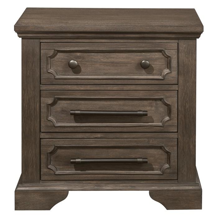 Homelegance Taulon Nightstand in Dark Oak 5438-4 image