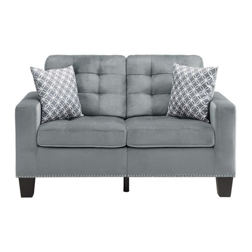 Homelegance Furniture Lantana Loveseat in Gray 9957GY-2 image