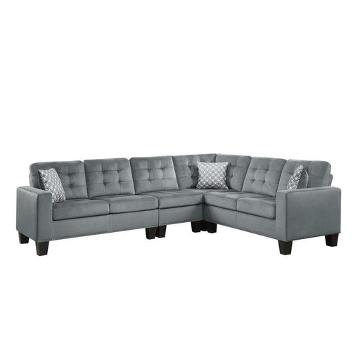 Homelegance Furniture Lantana 2-Piece Reversible Sectional in Gray 9957GY*SC image