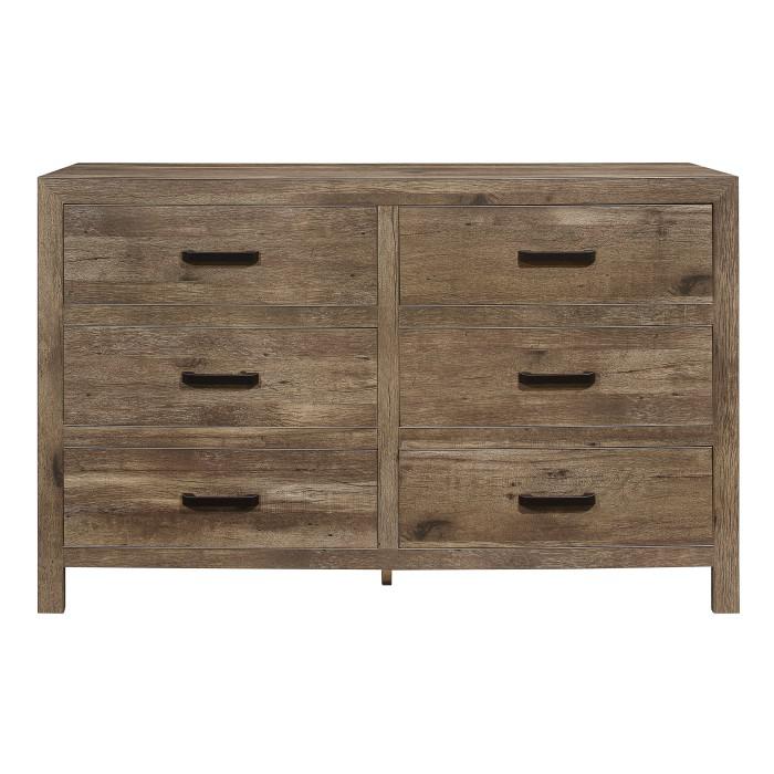 Mandan 6 Drawer Dresser in Weathered Pine 1910-5 image