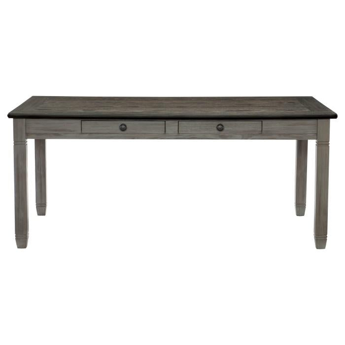 Granby Dining Table in Coffee and Antique Gray 5627GY-72 image