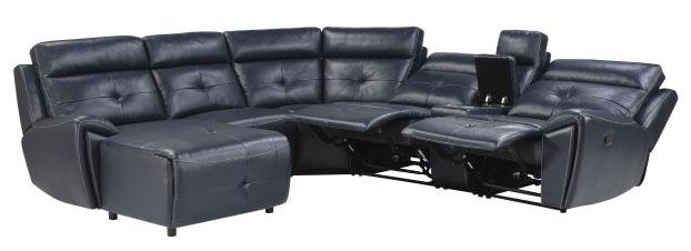 Avenue Left Side Chaise in Navy 9469NVB-LC