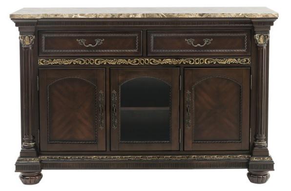 Homelegance Russian Hill Server in Cherry 1808-40