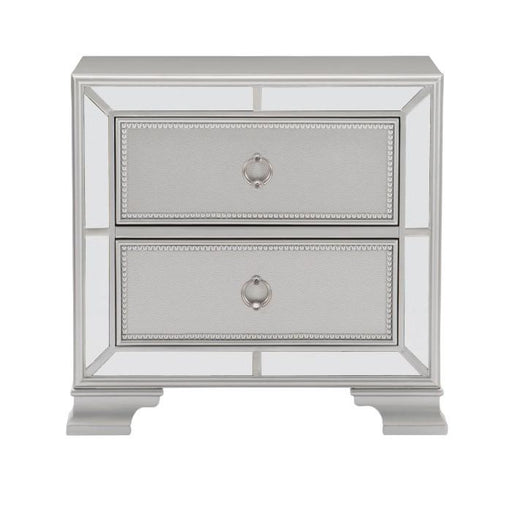 Homelegance Avondale Nightstand in Silver 1646-4 image