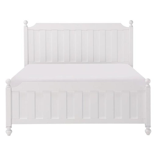 Homelegance Wellsummer Queen Panel Bed in White 1803W-1* image