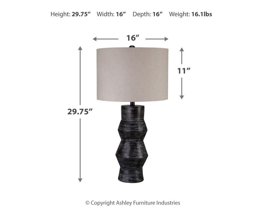 Kerbert Lamp Set - US Furniture & Mattress (Waterbury,CT)*