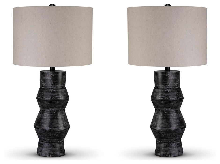 Kerbert Lamp Set - US Furniture & Mattress (Waterbury,CT)*