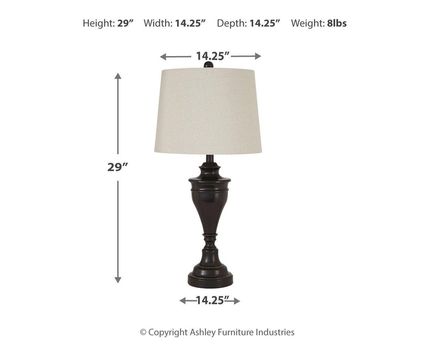 Darlita Table Lamp (Set of 2) - US Furniture & Mattress (Waterbury,CT)*