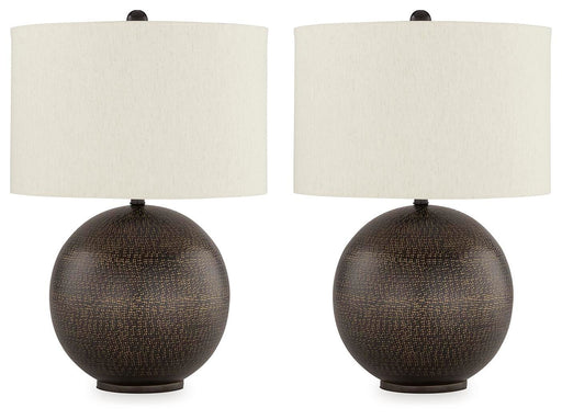 Hambell Lamp Set - US Furniture & Mattress (Waterbury,CT)*
