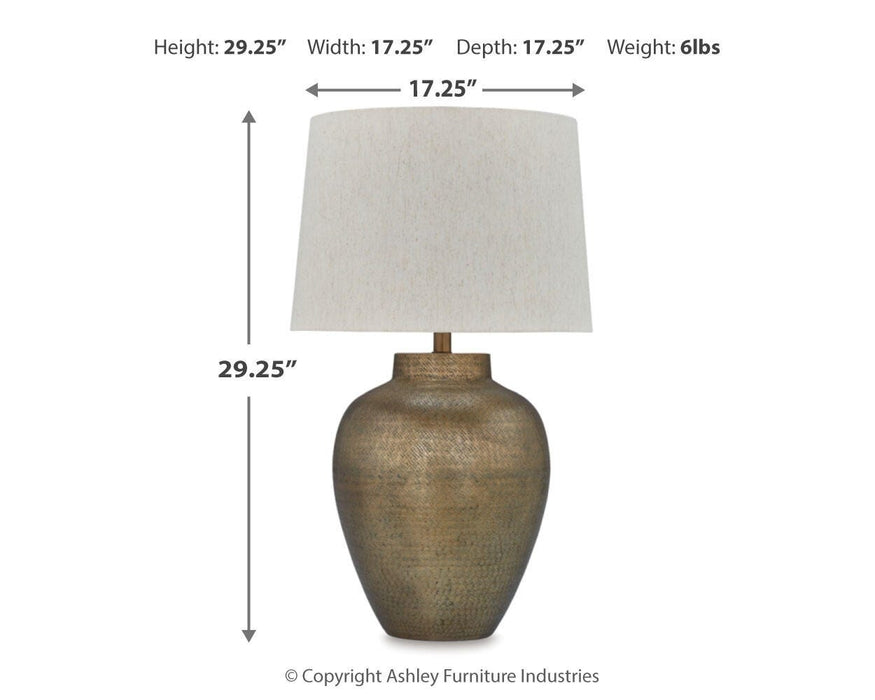 Madney Lamp Set - US Furniture & Mattress (Waterbury,CT)*