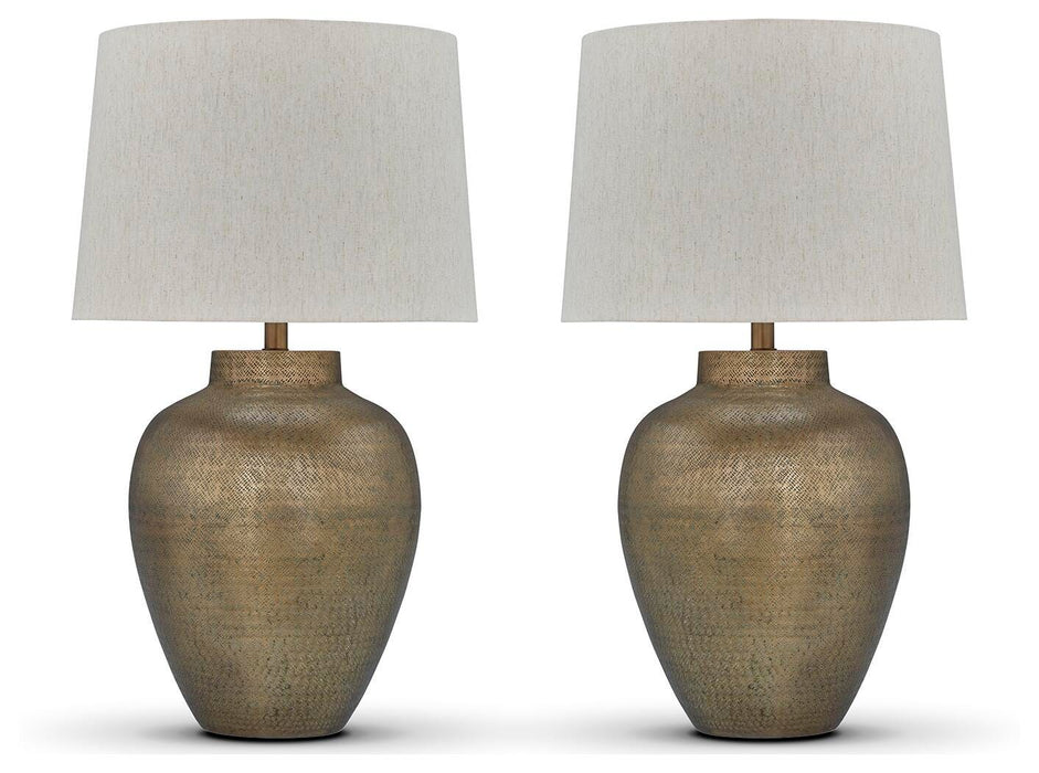 Madney Lamp Set - US Furniture & Mattress (Waterbury,CT)*