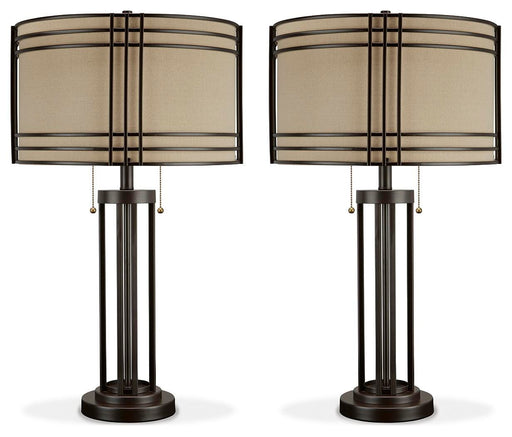 Hanswell Lamp Set - US Furniture & Mattress (Waterbury,CT)*