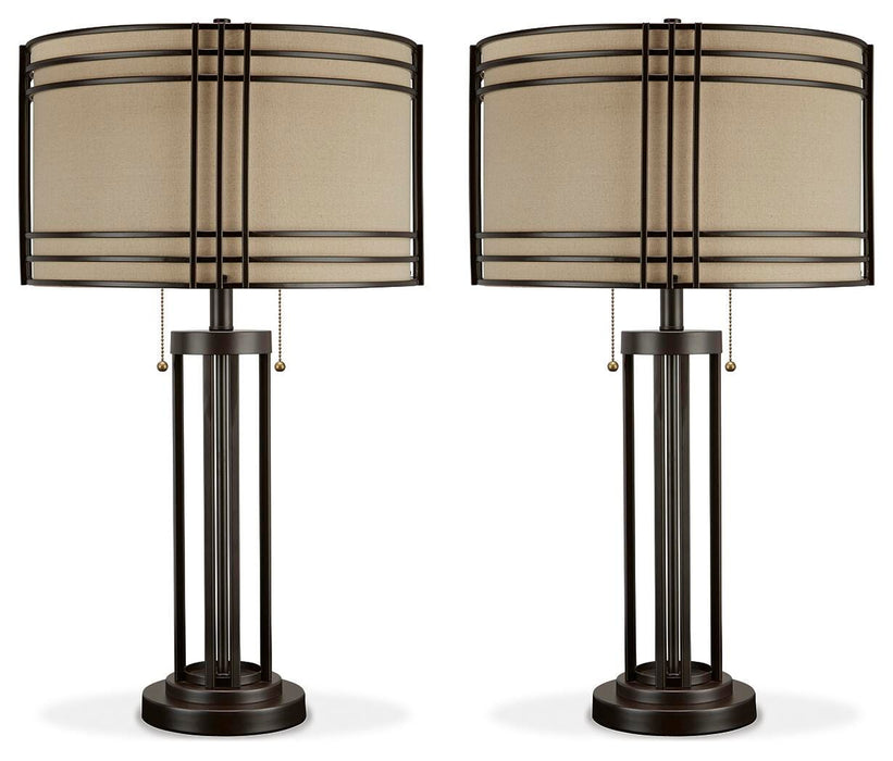 Hanswell Lamp Set - US Furniture & Mattress (Waterbury,CT)*